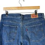 Levi Strauss Classic Wide Leg Crop Jeans Women Size 10 Blue Denim Photo 2