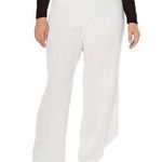 INC International Concepts | Size 18 | White Wide Leg Linen Blend Pull Photo 0