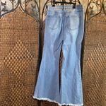 KanCan Signature High Rise Print Inset Blue Flared Women's Jeans Size 29 Photo 8