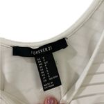 Forever 21 F21 White Long Sleeve Ribbed BODYCON mini dress, Size Small Women’s Photo 5