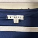 JODIFL  Women’s Navy Blue Short Dress Sz Medium Long Sleeve Photo 5