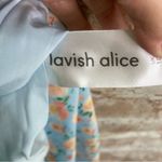 Lavish Lice Lavish Alice Aria Pleated Tie Strap Midi Dress Blue Floral Size 6 NEW Photo 9