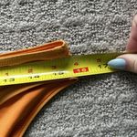 Athleta  Womens Small S Bikini Bottom Cheeky Neon Orange Mid Rise Summer Beach Photo 1