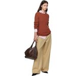 Acne Studios Pommy Satin Pants in Beige 34 New Womens Baggy Trousers Photo 15