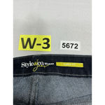 Womans Style And Co Woman Curvy Fit Bermuda Shorts 16W Blue Rhinestones Photo 2