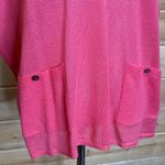 Robert Kitchen of Canada Pink Rayon Acrylic Sweater Size Small Red Photo 2