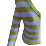 J.Crew Adorable green and blue striped sweater Photo 2