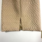 Strenesse Gabriele Strehle Quilted Rope Belt Skirt Tan Size 6 Photo 7