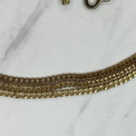 Rhinestone Heart Charm Toggle Gold Chain Belt Large (L/XL) Y2K Statement ✨ Photo 5