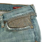 Citizens of Humanity Citizen of Humanity Wide Leg Jeans Light Wash Denim Embroidery Size 30 Photo 4