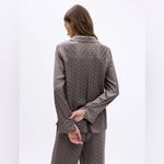 GapBody Satin Pajama Set Cashmere Dot Print Size Xlarge Brown Photo 2