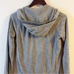 J.Crew  Washed Heavyweight Jersey Size S Pullover Hoodie Gray 100% Cotton #99346 Photo 5