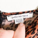 American Eagle  Outfitters Leopard Animal Print Cropped Jumpsuit XS Photo 9