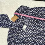 NWT BODEN Halterneck Cut Out Midi Dress size 14R Blue Photo 4