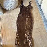 CULTNAKED Tan Dress in Brown Size XS Photo 3