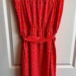  Mud Pie Women's Geometric Strapless Cover Up Dress Sz L Photo 3