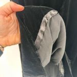 Vintage Tailor B. Moss Witchy Goth Velvet Silk Blend Midi Skirt Black Size 8 90s Photo 9