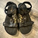 Aetrex  Lori Cork Wedge Comfort
Sandals Black Leather US 9 Photo 2