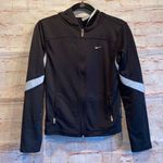 Nike  Sphere Dry full zip hoodie black white pocket Photo 0