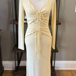 Significant Other Marie Bodycon Maxi Dress Butter Cream Womens Size 4 Photo 4