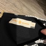 Tory Burch  Paulina Open Knit Fringe Black White Dress Size small Photo 4