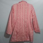Dialogue  Pink Snake Print Chic Jacket Spring Animal Print Size 10 Photo 7