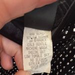 Womens Sz L Black Vintage Velvet Rhinestone Maxi Slip Dress Y2K 90s Vampire Goth Size L Photo 4