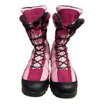 Lands' End Pink Winter Boots Women’s Size 7.5-8 UK 5 Snow Rain Boot Bungee Front Photo 1