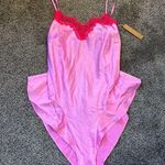 SKIMS  Woven Shine Lace Teddy Photo 0