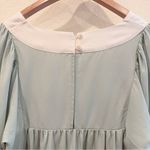 Sancia Audrey Babydoll Mini Dress in Celadon Ink Green Size Small NWT Photo 3