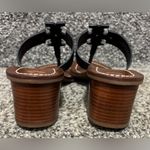 Tory Burch NEW Moore Black Leather Heeled Sandals Photo 9