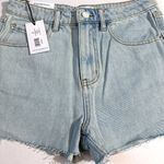 We Wore What  X REVOLVE Denim Highrise shorts super light size 27 NWT Photo 4