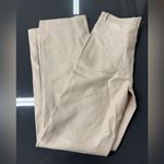 ALC Frank A.L.C. Vegan Leather Wide Leg Pants Size 6 Cream Photo 1