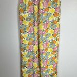 ZARA Satin Effect High Waist Floral Print Pants Photo 5