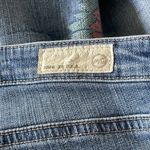 AG Adriano Goldschmied AG SZ 29R Stilt Jeans Cigarette Leg Embroidered Low-Rise Pockets Light Wash Blue Photo 8