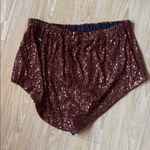 Sequin Women's Shorts Brown Size M Photo 2