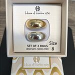 House of Harlow 1960 Gold and Silver Rings | Size 8 Photo 2