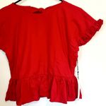 Susana Monaco NWT REVOLVE Red Short Sleeve Top - Size Small Photo 1