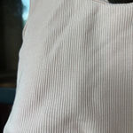 Tommy John Ribbed Bralette tank Second Skin criss cross back modal blush peach Pink Size M Photo 3