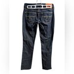 Lucky Brand Dark Blue Straight Leg Raw Hem Jeans- Size 00 Photo 1