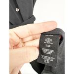 Theory Black Belted Cargo Shirt Dress Rosina Crepe Size Medium Photo 3