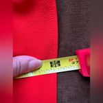 Tommy Hilfiger Bright Red Midi Sleeveless Dress SZ 8 Zipper In Back with Symbol Photo 9