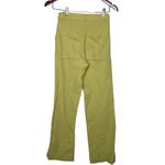 Stine Goya lime green muslin high rise wide leg pants sz XS Photo 3