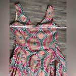 HD in Paris  Pink and Green Patterned Mini Dress Photo 6