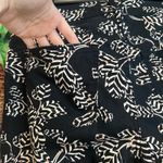 Marc Jacobs Workwear Pants 4/27 Stick Mid Rise Skinny Leg Black Floral Black Photo 6