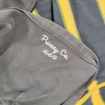 VTG Prvcy CA Full Zip Hoodie Jacket Womens Large Green Yellow Distressed Thick Photo 13