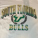 Champion USF Bulls Graphic Oversized Short Sleeve TShirt White Size S/M Photo 1