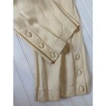 Derek Lam  10 Crosby Cream V-Neck Jumpsuit Overall Button Wide Leg Neutral Size 4 Photo 1