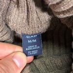 Gap VTG Y2K Women M Ribbed Turtleneck Sweater Brown Cotton Blend Long Sleeve Top Photo 4