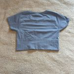 Aerie OFFLINE By  Pastel Blue Sidewalk Seamless Cropped T-Shirt Photo 1